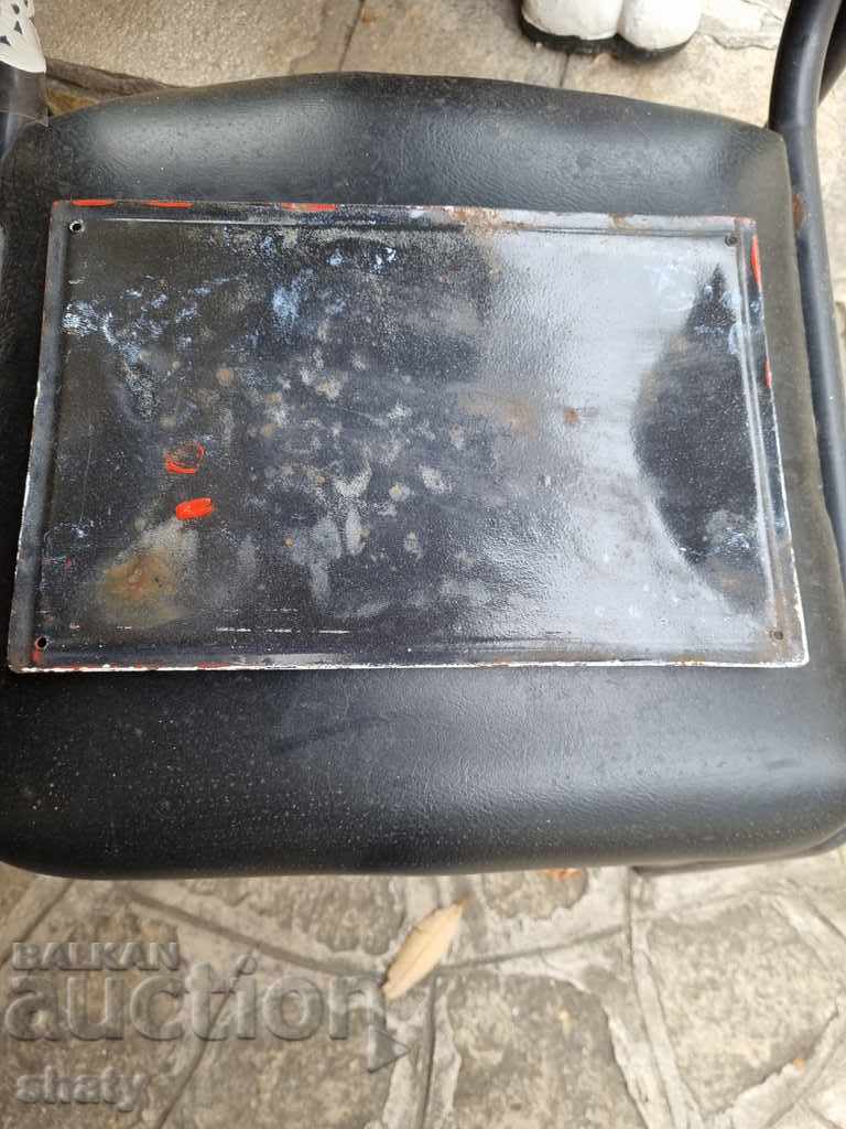 Delivery of Enamelled signboard