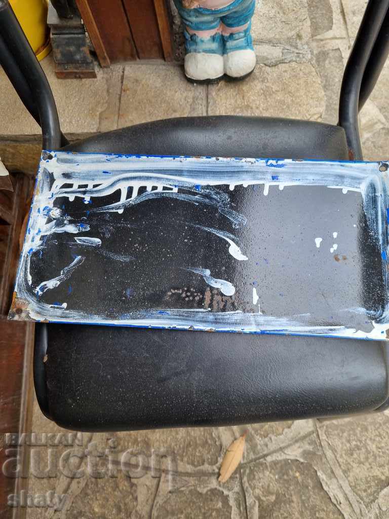 Delivery of Enamelled signboard Delivery of Enamelled signboard