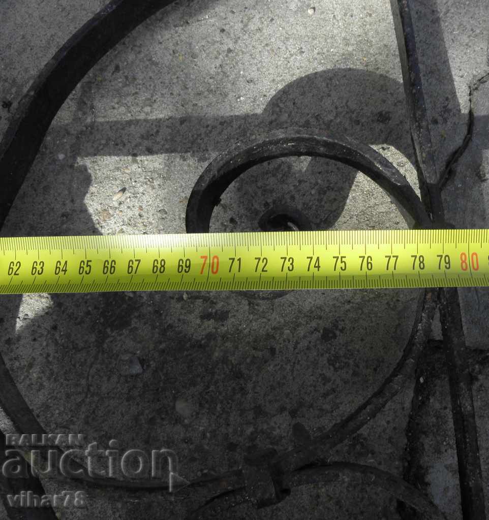 Delivery of wrought iron