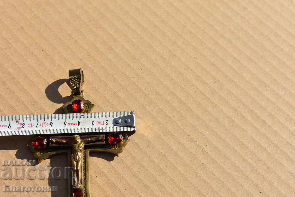 Auction Old bronze cross Auction Old bronze cross