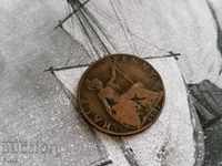 Монета - Великобритания - 1/2 (половин) пени | 1907г.
