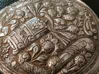 Authentic Revival SILVER hammered buckle from Filibeto