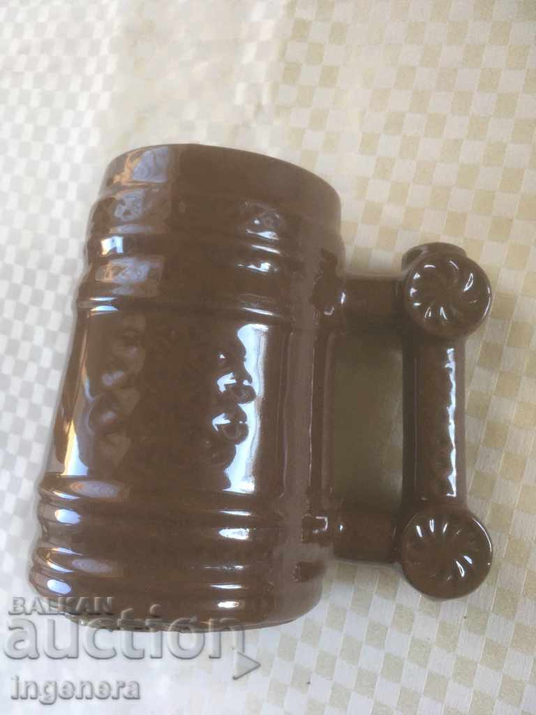 TROYAN CERAMICS FROM THE 70'S GLASSES A LARGE GLASS with price 8.00 BGN | € 4.09 TROYAN CERAMICS FROM THE 70'S GLASSES A LARGE GLASS with price 8.00 BGN | € 4.09