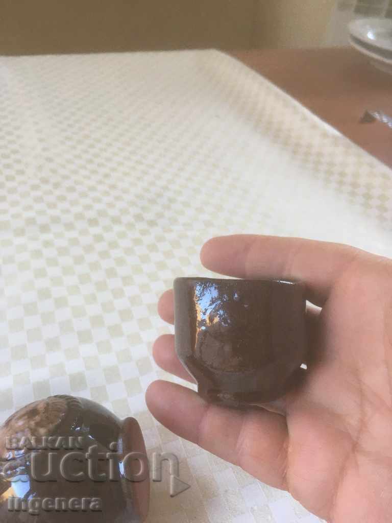 Auction  TROYAN CERAMICS FROM THE 70'S KRONDIR KETTLE GLASS GLUCK