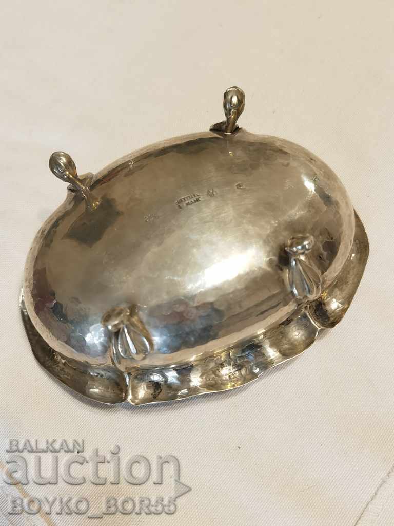 Delivery of Antique Silver Italian Aristocratic Caviar Dish Delivery of Antique Silver Italian Aristocratic Caviar Dish