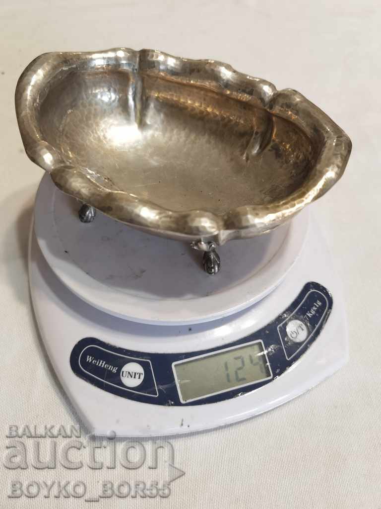 Antique Silver Italian Aristocratic Caviar Dish - 6 Antique Silver Italian Aristocratic Caviar Dish - 6