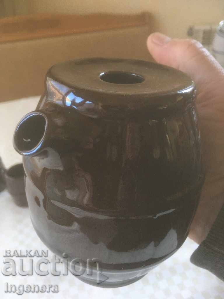 TROYAN CERAMICS FROM THE 70'S JUGS SERVICE CUP KRONDIR GLECH with price 18.00 BGN | € 9.20 TROYAN CERAMICS FROM THE 70'S JUGS SERVICE CUP KRONDIR GLECH with price 18.00 BGN | € 9.20