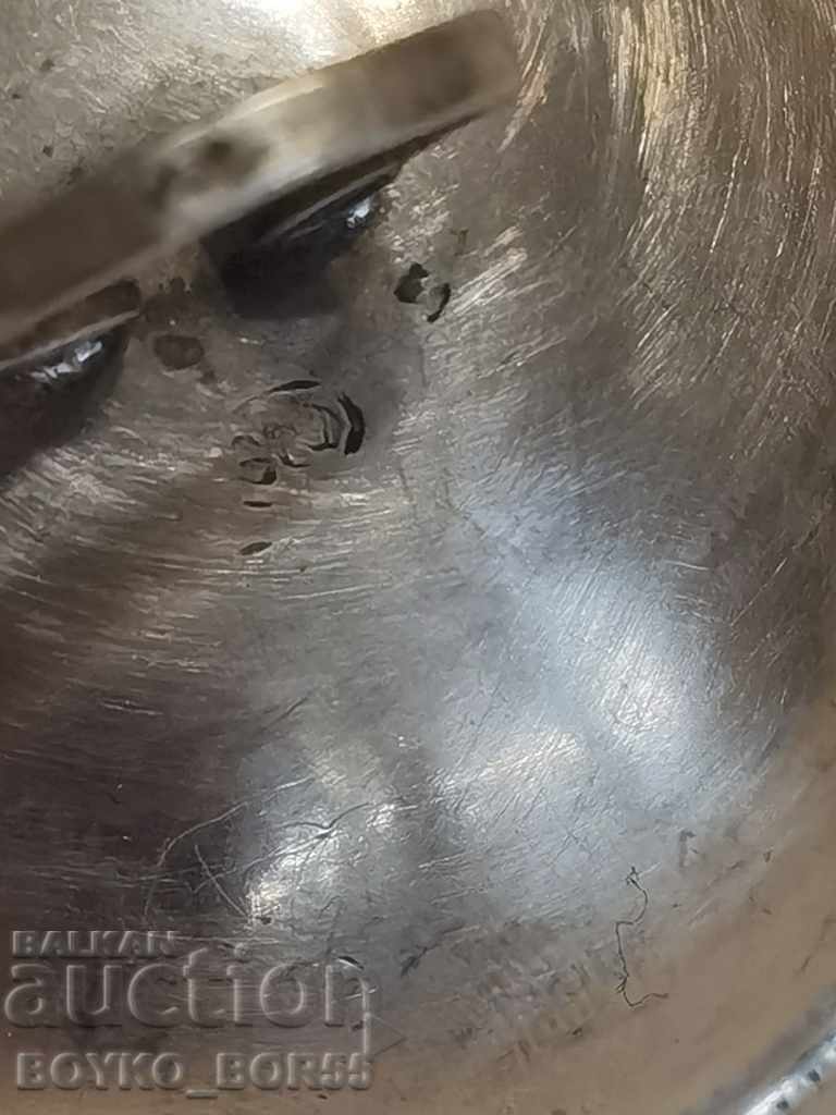 Antique Silver Italian Aristocratic Caviar Dish 2 - 6 Antique Silver Italian Aristocratic Caviar Dish 2 - 6