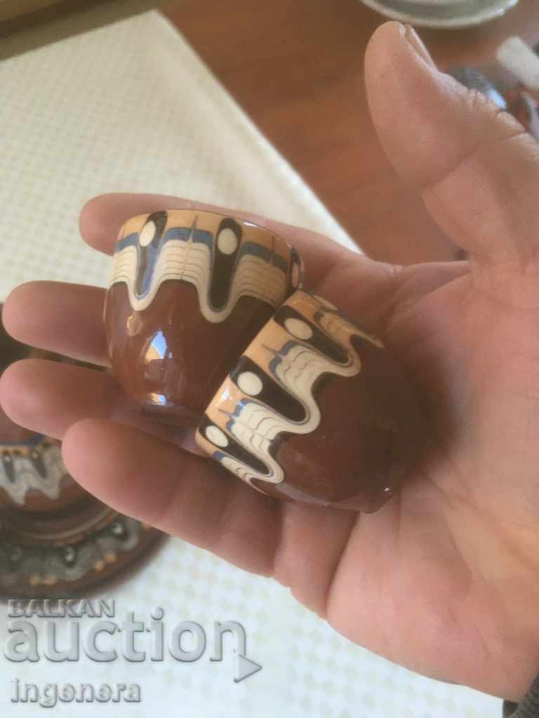 Delivery of TROYAN CERAMICS FROM THE 70'S JUGS GLASS PLATE GLUCH SERVICE Delivery of TROYAN CERAMICS FROM THE 70'S JUGS GLASS PLATE GLUCH SERVICE