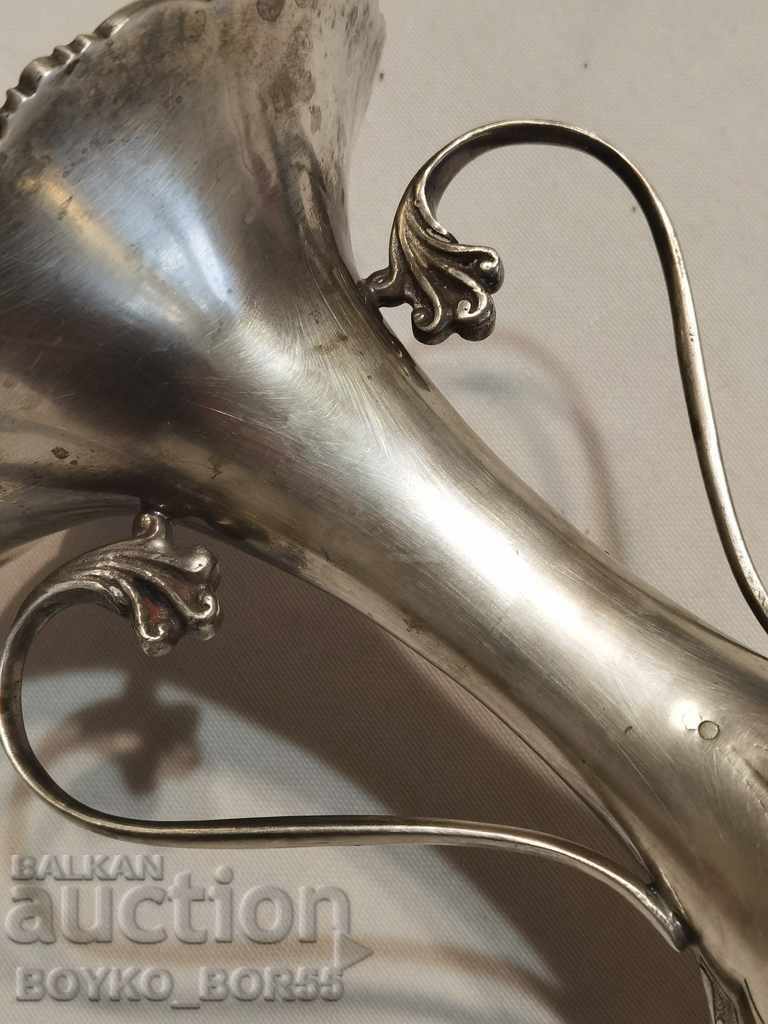 Delivery of Antique Silver Italian Aristocratic Wine Vessel Delivery of Antique Silver Italian Aristocratic Wine Vessel