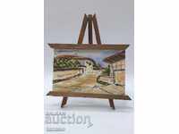 Small painting, mixed media, Arbanasi 2000