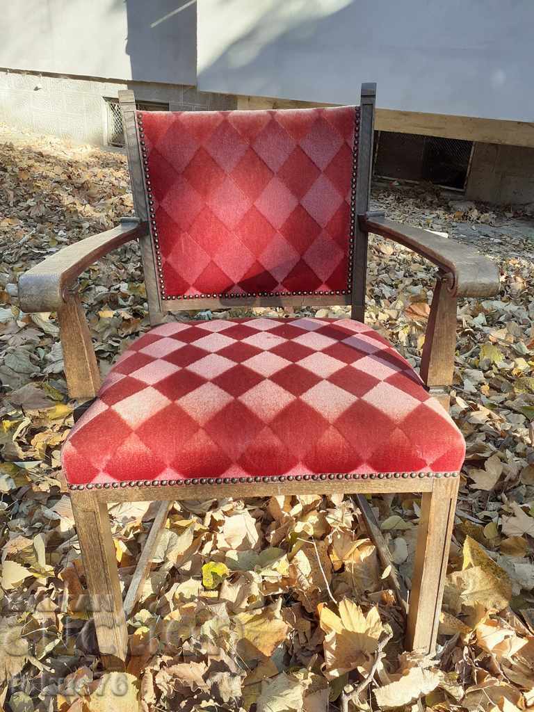 Wonderful antique armchair chair very old but preserved - 7