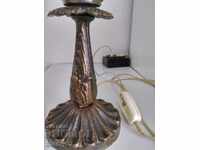 Ретро нощна лампа от Соца,с бронзова сплав основата.
