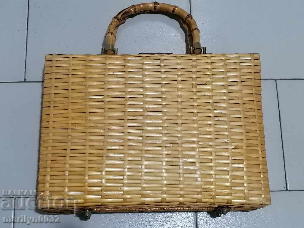 Old lady's bamboo bag Japan briefcase, suitcase, wallet with price 93.00 BGN | € 47.55