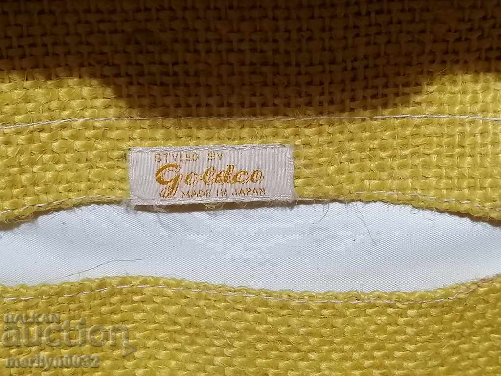 Old lady's bamboo bag Japan briefcase, suitcase, wallet - 6