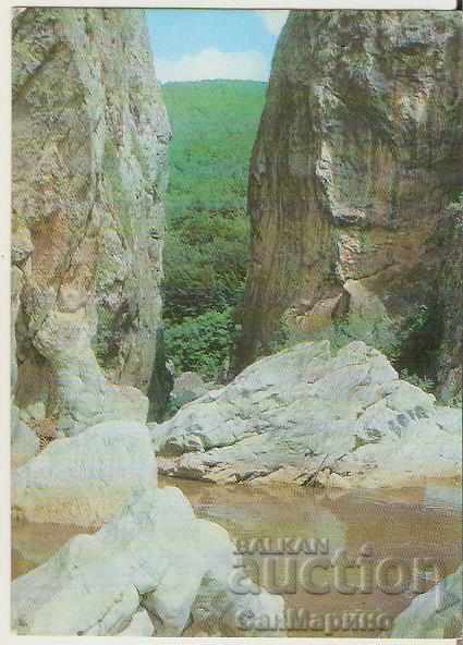 Card Bulgaria Trun Defileul râului Erma *