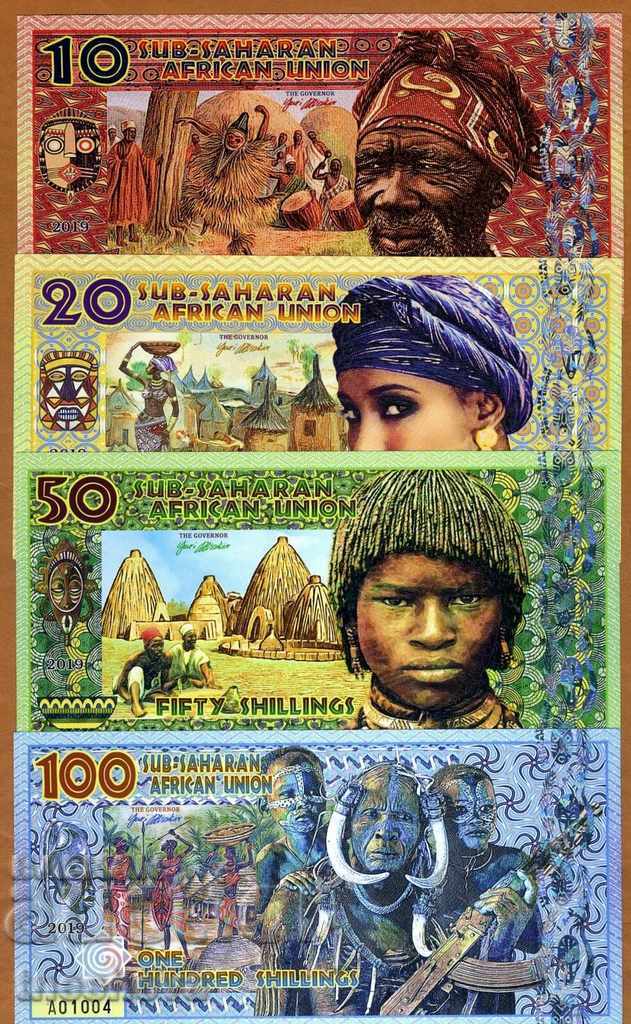 Seth African Union 10; 20; 50; 100 sh. with price 54.00 BGN | € 27.61 Seth African Union 10; 20; 50; 100 sh. with price 54.00 BGN | € 27.61