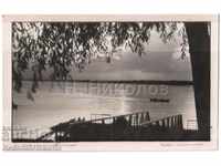 OLD CARD RUSE SUNSET END OF THE DANUBE PHOTO ECLAIR A644