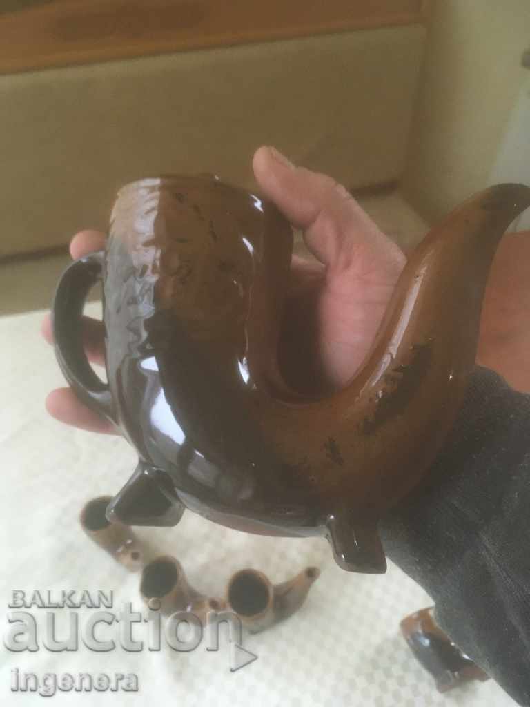 Auction TROYAN CERAMICS FROM THE 70'S JUICE SERVICE FOR PLUMS Auction TROYAN CERAMICS FROM THE 70'S JUICE SERVICE FOR PLUMS