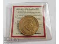 Placă cu medalie germană generalul mareșal Erwin Rommel