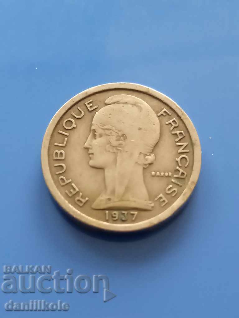 * $ * Y * $ * PTT FRANCE 1937 PHONE TOKEN - EXCELLENT * $ * Y * $ * with price 4.90 BGN | € 2.51