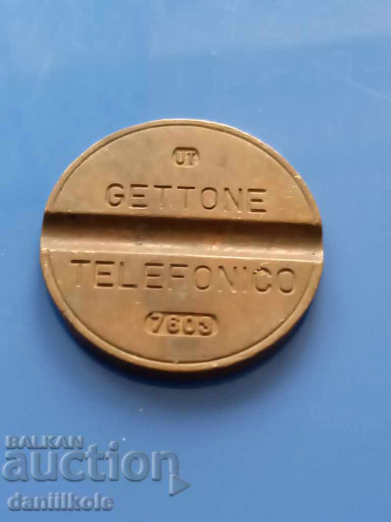 Auction * $ * Y * $ * TELEPHONE TOKEN TELEFONICO SPAIN - EXCELLENT * $ * Y * $ * Auction * $ * Y * $ * TELEPHONE TOKEN TELEFONICO SPAIN - EXCELLENT * $ * Y * $ *