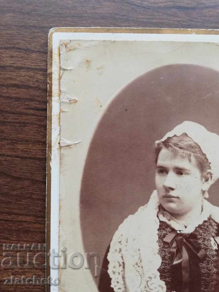 Old photo cardboard with price 40.00 BGN | € 20.45