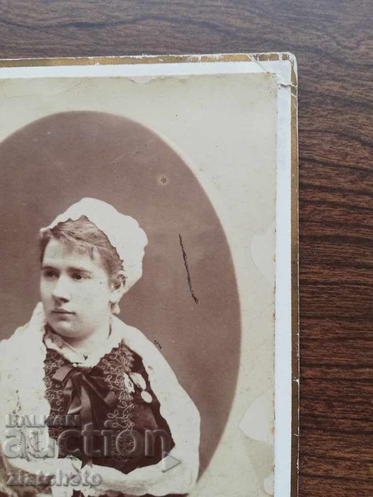 Auction  Old photo cardboard