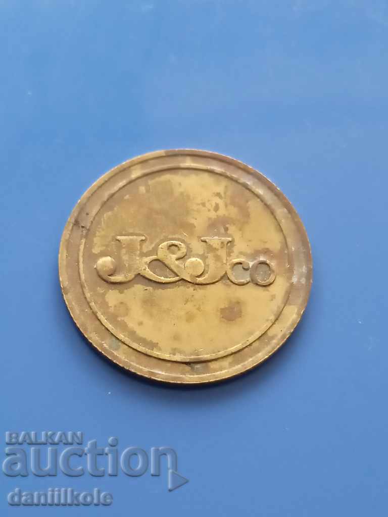 Auction * $ * Y * $ * J & J Co TOKEN - EXCELLENT * $ * Y * $ * Auction * $ * Y * $ * J & J Co TOKEN - EXCELLENT * $ * Y * $ *
