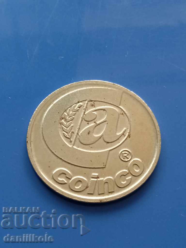 * $ * Y * $ * COINCO R TOKEN - EXCELLENT * $ * Y * $ * with price 3.90 BGN | € 1.99