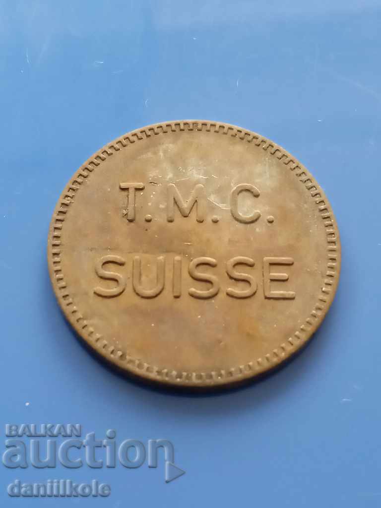 * $ * Y * $ * T. M. C. SUISSE TOKEN - EXCELLENT * $ * Y * $ * with price 4.90 BGN | € 2.51 * $ * Y * $ * T. M. C. SUISSE TOKEN - EXCELLENT * $ * Y * $ * with price 4.90 BGN | € 2.51