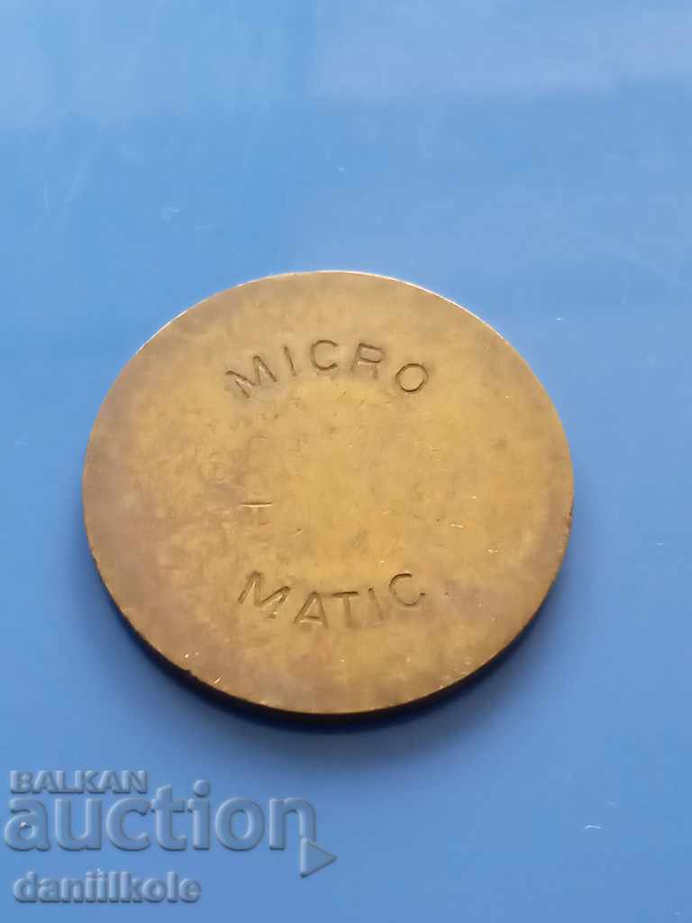 * $ * Y * $ * MICRO MATIC TOKEN - EXCELLENT * $ * Y * $ * with price 3.90 BGN | € 1.99 * $ * Y * $ * MICRO MATIC TOKEN - EXCELLENT * $ * Y * $ * with price 3.90 BGN | € 1.99