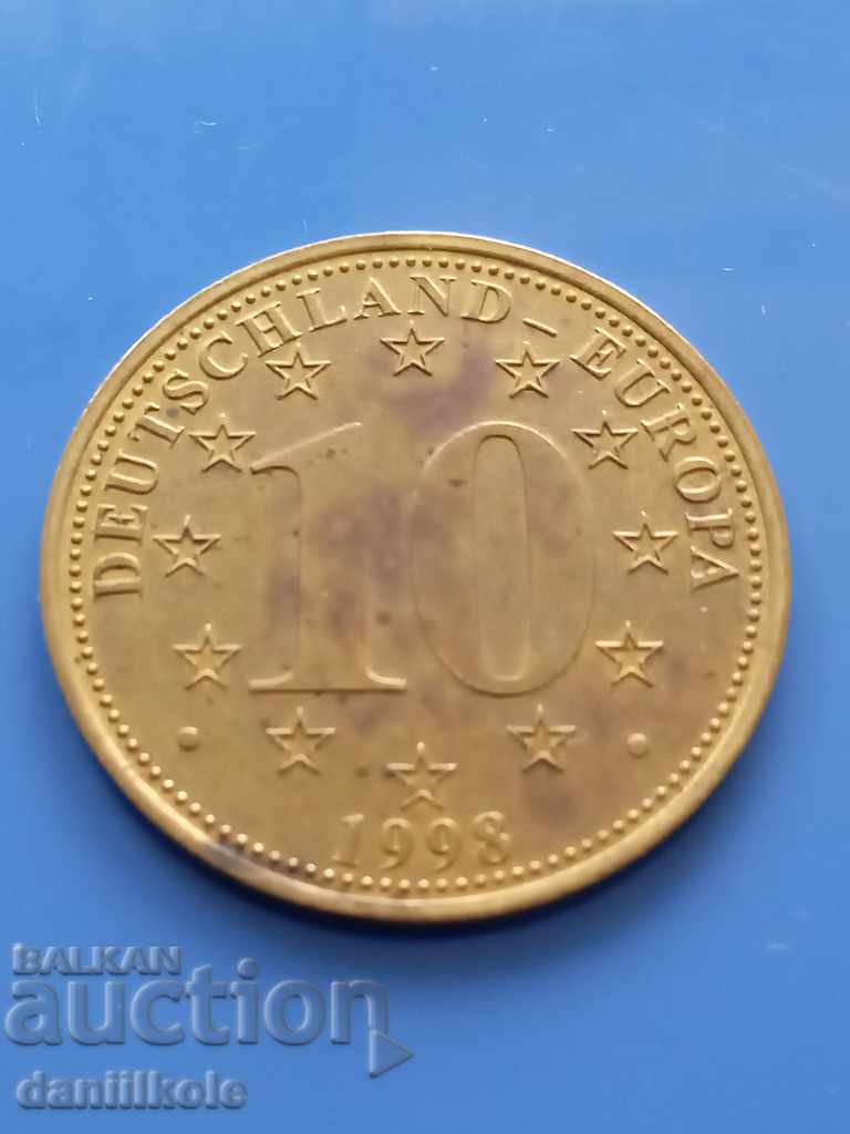 * $ * Y * $ * TOKEN PLAQUE DEUTSCHLAND EUROPA 1998 EXCELLENT * $ * Y * $ * with price 9.00 BGN | € 4.60
