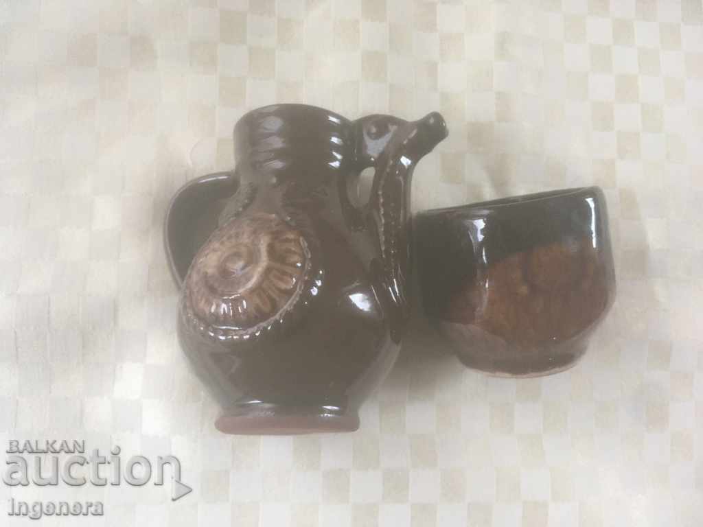 Auction TROYAN CERAMICS FROM THE 70'S KRONDIR MINI CUP Auction TROYAN CERAMICS FROM THE 70'S KRONDIR MINI CUP