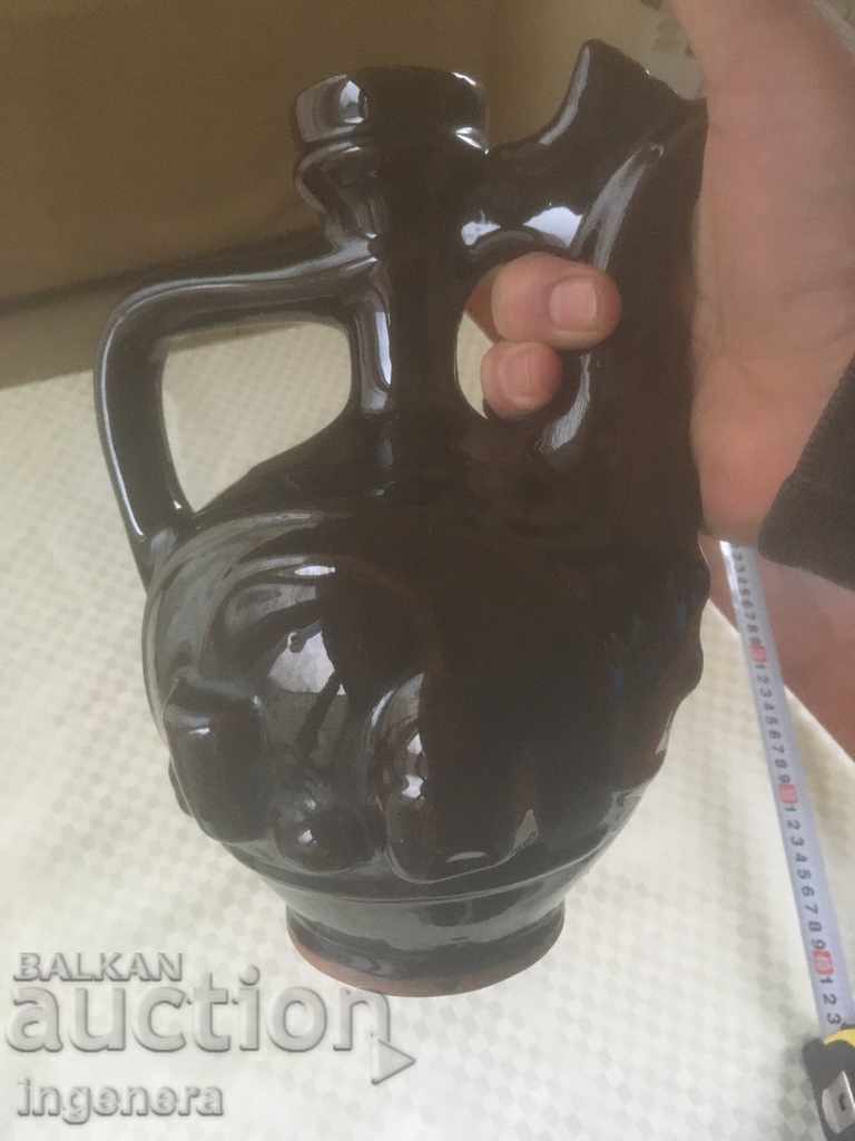 CERAMICA TROYANĂ DIN ANII 70 KRONDIR KETTLE BARDE cu preț 25.00 BGN | € 12.78 CERAMICA TROYANĂ DIN ANII 70 KRONDIR KETTLE BARDE cu preț 25.00 BGN | € 12.78