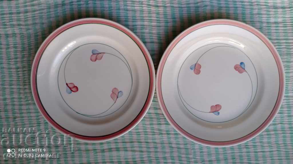 Hand painted plates Sweden