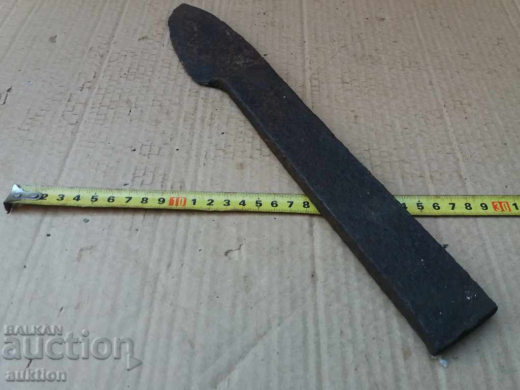 MASSIVE FORGED CUTTER, SWORD, KNIFE - 6 MASSIVE FORGED CUTTER, SWORD, KNIFE - 6