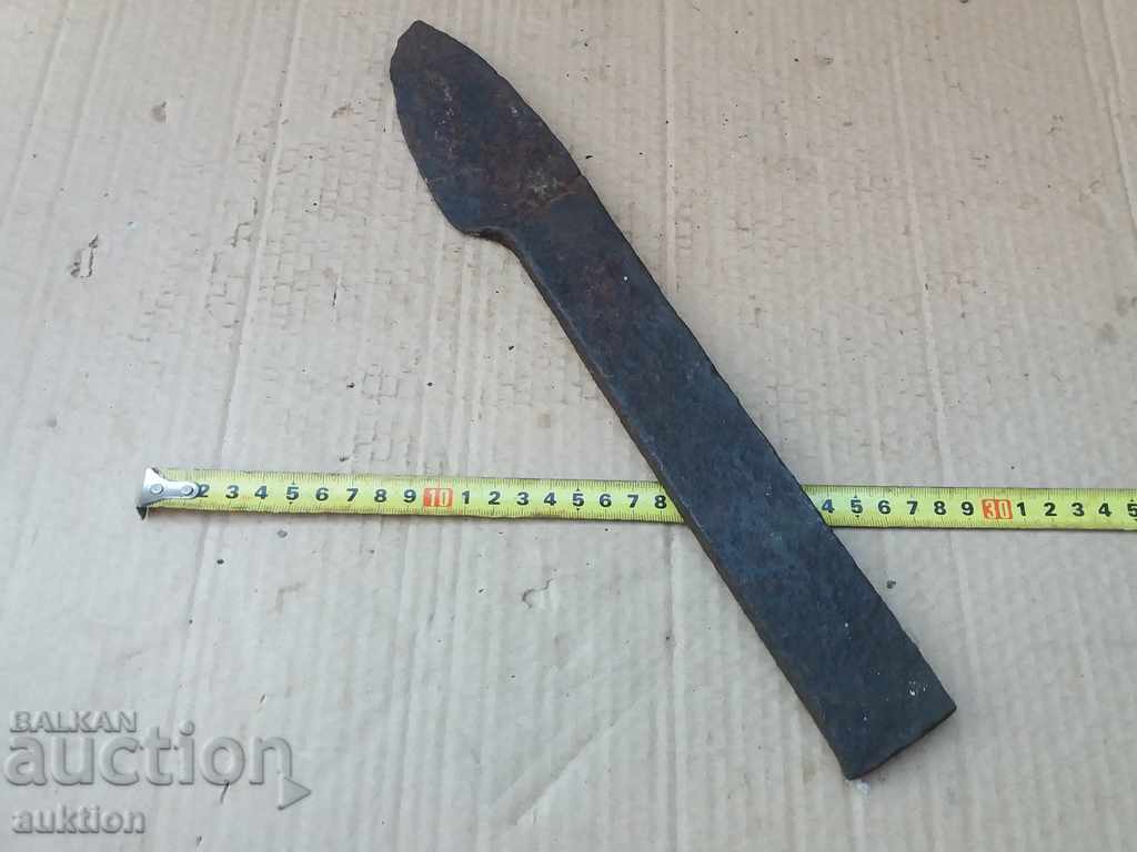 MASSIVE FORGED CUTTER, SWORD, KNIFE - 7 MASSIVE FORGED CUTTER, SWORD, KNIFE - 7