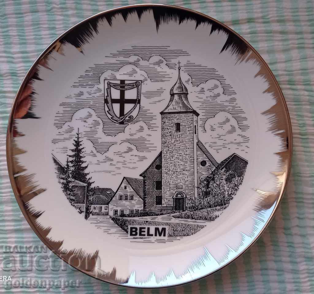 Painted plate Bavaria