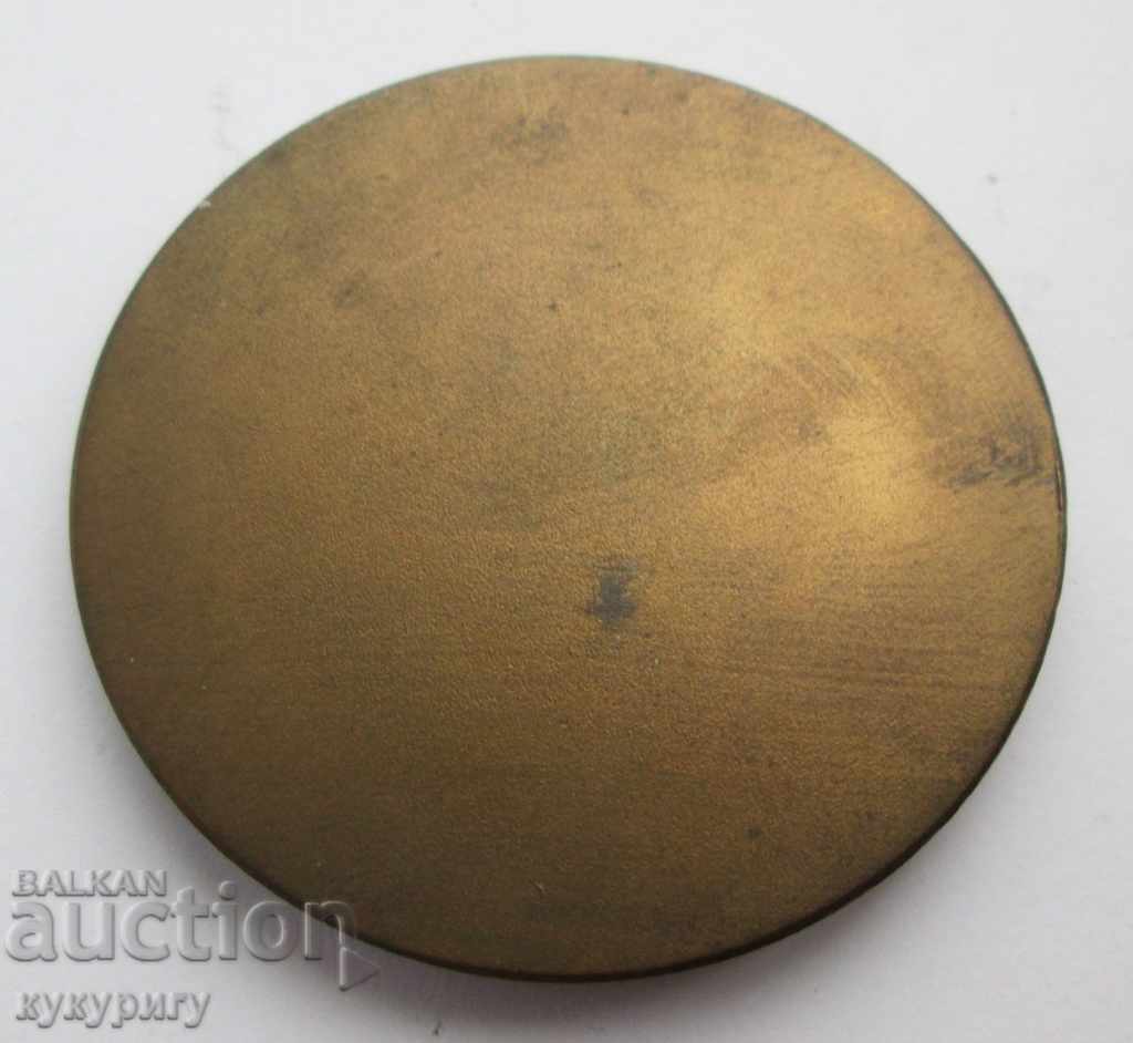 Auction  Old knight catholic medal plaque sign