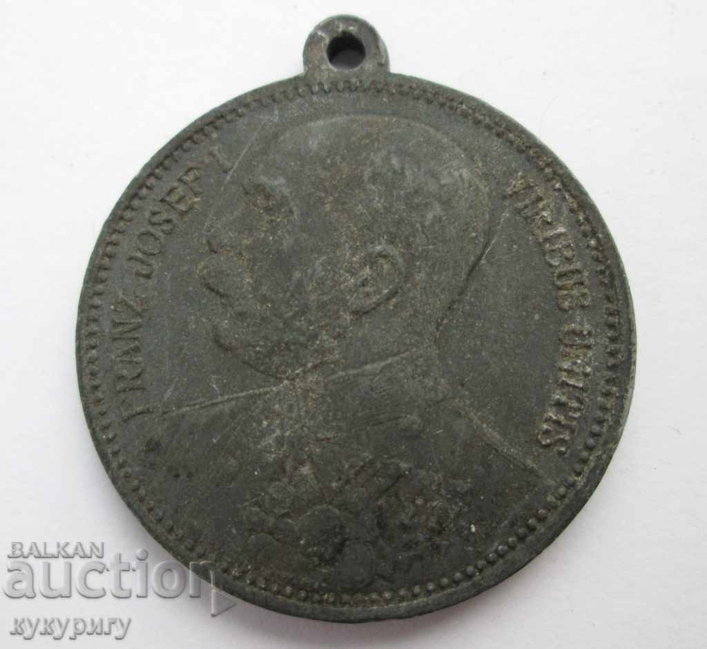 Old medal Franz Josef Austria-Hungary Franz Joseph