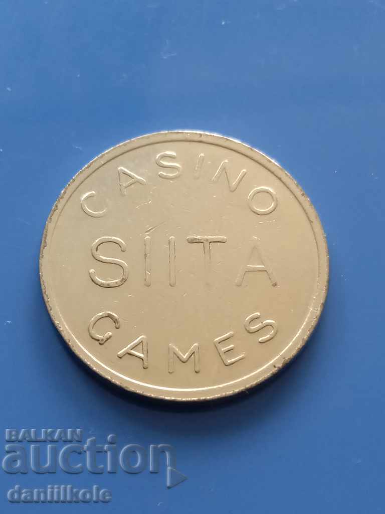 Auction * $ * Y * $ * CASINO GAMES SIITA TOKEN - EXCELLENT * $ * Y * $ * Auction * $ * Y * $ * CASINO GAMES SIITA TOKEN - EXCELLENT * $ * Y * $ *