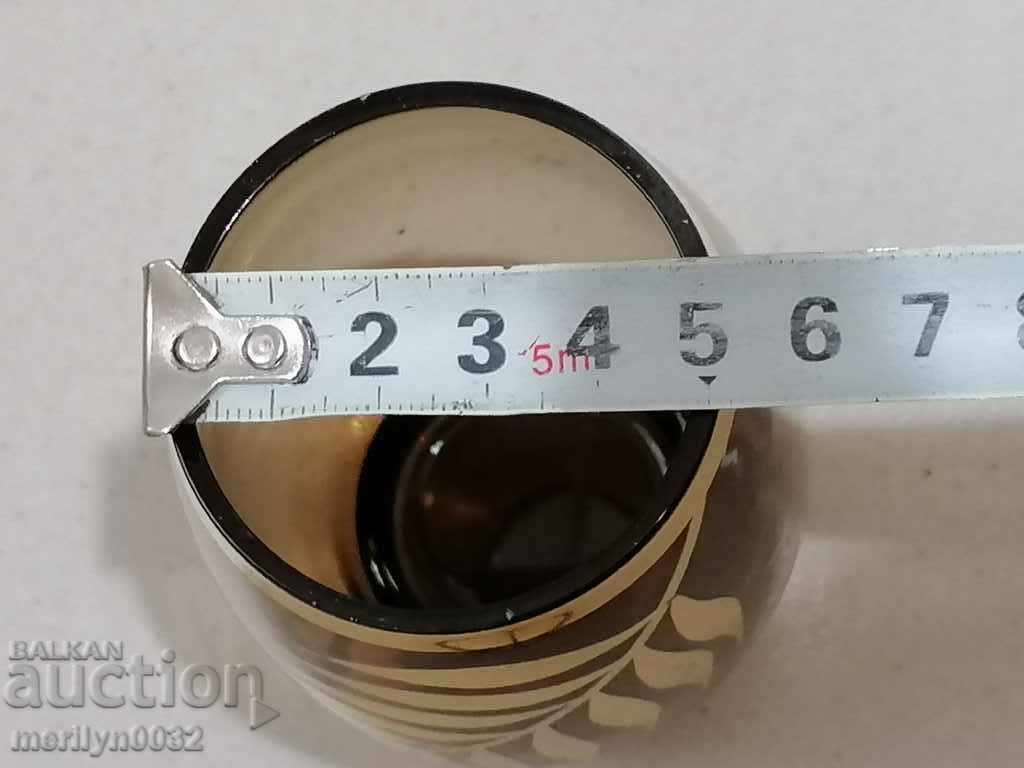 Delivery of A beautiful set of cups with Kana, a gilt cup, 1960s NRB Delivery of A beautiful set of cups with Kana, a gilt cup, 1960s NRB