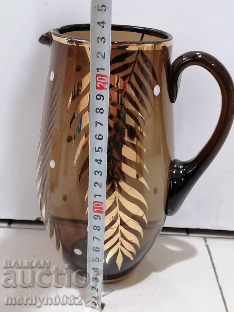 A beautiful set of cups with Kana, a gilt cup, 1960s NRB - 5 A beautiful set of cups with Kana, a gilt cup, 1960s NRB - 5