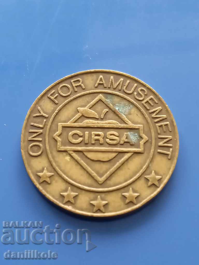 Auction * $ * Y * $ * ONLY FOR AMUSEMENT CIRSA TOKEN TOKEN EXCELLENT * $ * Y * $ * Auction * $ * Y * $ * ONLY FOR AMUSEMENT CIRSA TOKEN TOKEN EXCELLENT * $ * Y * $ *
