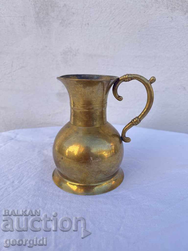 Vintage bronze jug №1300