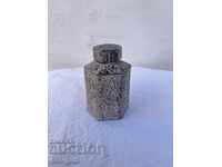 Handmade metal bottle for incense №1301