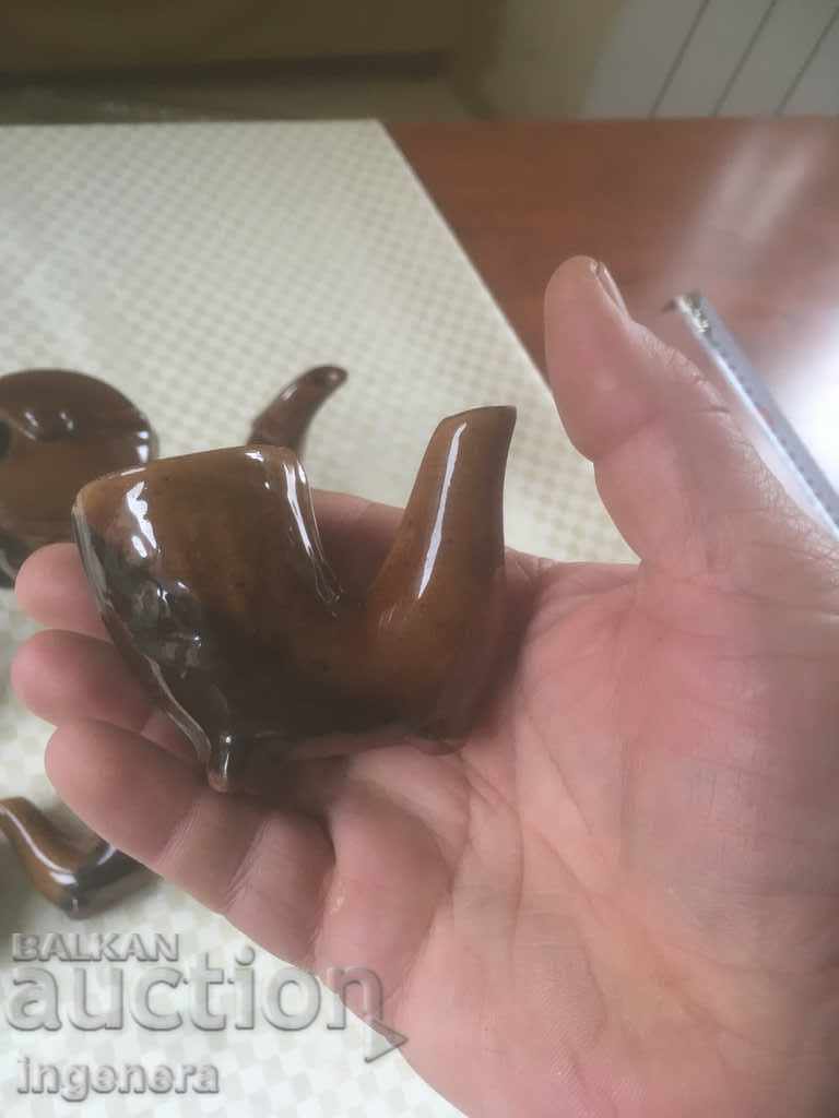 Auction TROYAN CERAMICS FROM THE 70'S JUGS SERVICE FOR BRANDY Auction TROYAN CERAMICS FROM THE 70'S JUGS SERVICE FOR BRANDY