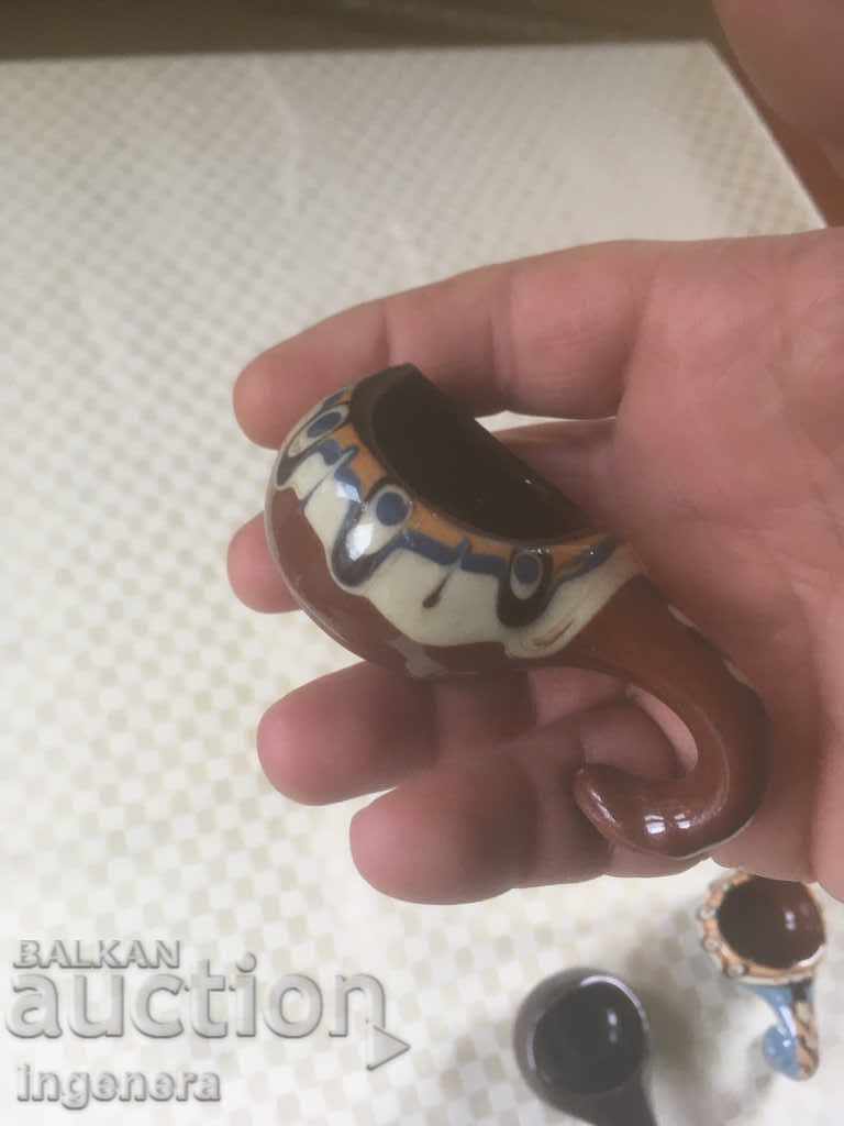 TROYAN CERAMICS FROM THE 70'S CUP 4 PCS DIFFERENT - 5 TROYAN CERAMICS FROM THE 70'S CUP 4 PCS DIFFERENT - 5