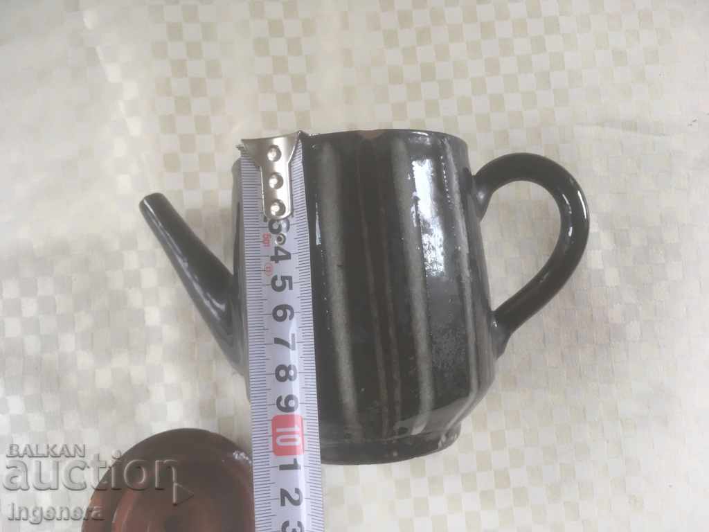 TROYAN CERAMICS FROM THE 70'S KETTLE KETTLE FOR HEAT with price 7.00 BGN | € 3.58 TROYAN CERAMICS FROM THE 70'S KETTLE KETTLE FOR HEAT with price 7.00 BGN | € 3.58